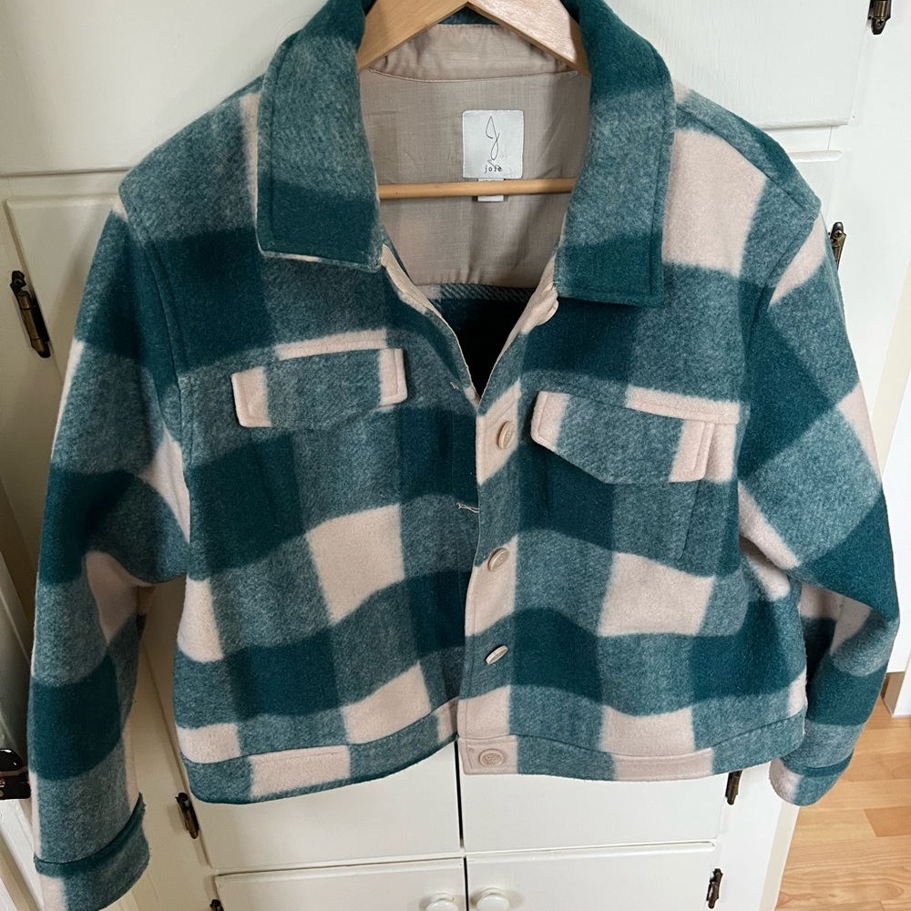 Plaid Joie Cropped Jacket